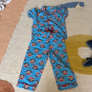 Blue Paul Frank 4T pajama set y2k